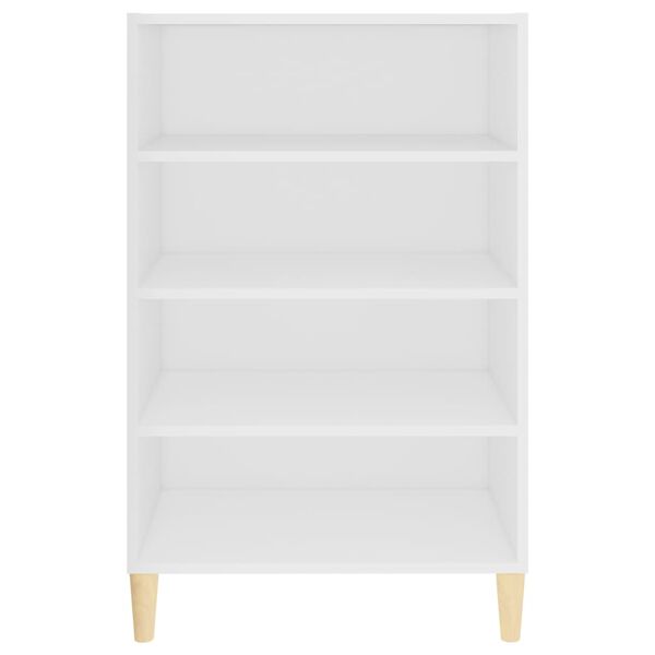 vidaXL fehér forgácslap tálalószekrény 57 x 35 x 90 cm