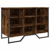 vidaXL f&uuml;st&ouml;s t&ouml;lgy sz&iacute;nű szerelt fa cipőszekr&eacute;ny 90 x 38 x 61,5 cm