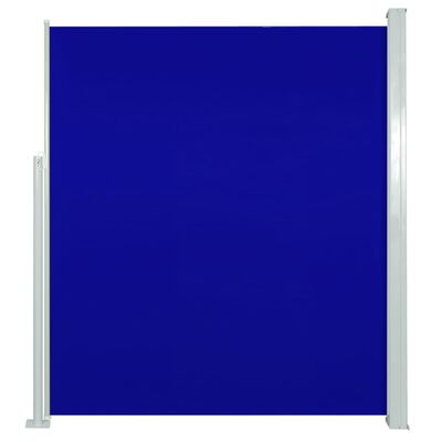 vidaXL kék behúzható oldalsó terasznapellenző 160 x 300 cm
