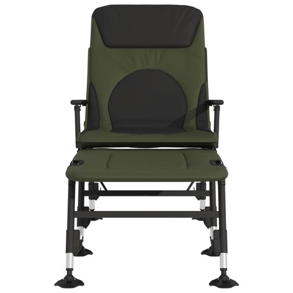 vidaXL z&ouml;ld &ouml;sszecsukhat&oacute; horg&aacute;sz&aacute;gysz&eacute;k &aacute;ll&iacute;that&oacute; s&aacute;rgyűjtő l&aacute;bbal