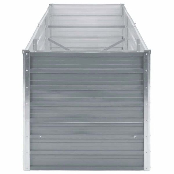 vidaXL sz&uuml;rke horganyzott ac&eacute;l kerti magas&aacute;gy&aacute;s 240 x 80 x 77 cm