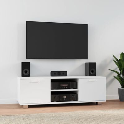 vidaXL fehér szerelt fa TV-szekrény 120 x 40,5 x 35 cm