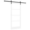 vidaXL Cs&uacute;sz&oacute; ajt&oacute; ORKDAL Feh&eacute;r &eacute;s fekete 93 x 211 cm