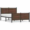vidaXL barna t&ouml;lgy sz&iacute;nű f&eacute;m &aacute;gykeret matrac n&eacute;lk&uuml;l 120 x 190 cm