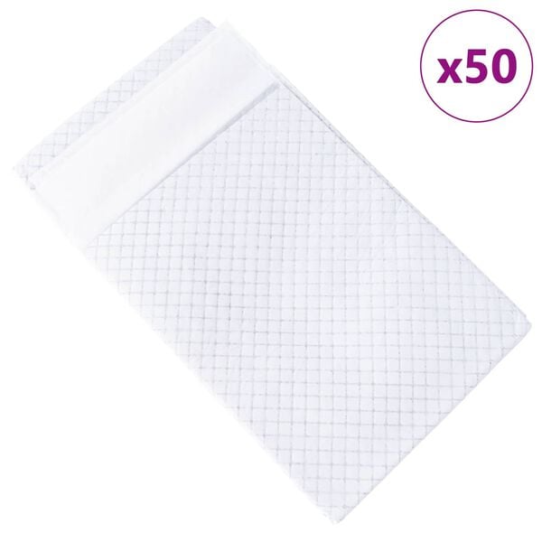 vidaXL Háziállat Képző Párna Egyszínű 50 pcs 120 x 80 cm