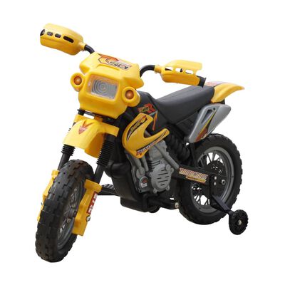 vidaXL sárga és fekete gyerek motorbicikli