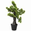 vidaXL z&ouml;ld cserepes mű fenyőbonsai 60 cm