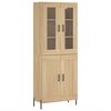 vidaXL sonoma t&ouml;lgy szerelt fa magasszekr&eacute;ny 69,5 x 34 x 180 cm