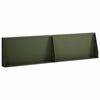 vidaXL T&aacute;mfal 2 db 80 x 12 x 50 cm Ac&eacute;l Olajz&ouml;ld
