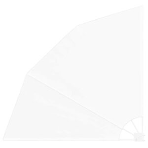 vidaXL Erk&eacute;ly adatv&eacute;delmi k&eacute;pernyő 140 x 140 cm Poli&eacute;szter Feh&eacute;r