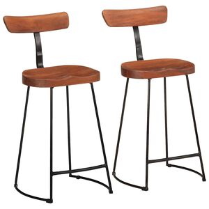 vidaXL B&aacute;rsz&eacute;kek 2 db 49x43x88 cm t&ouml;m&ouml;r fa Mango