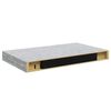 vidaXL betonsz&uuml;rke MDF lebegő fali polc 40 x 23 x 3,8 cm