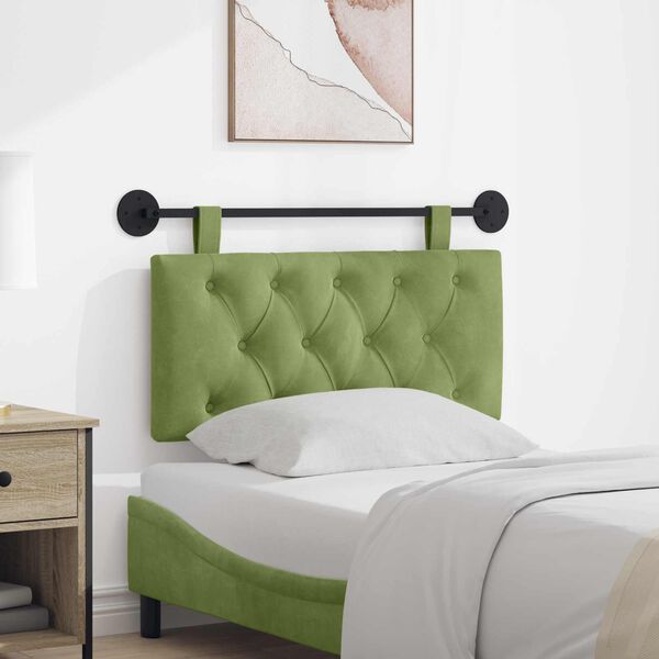 vidaXL Fali Fejt&aacute;mla Vil&aacute;gos z&ouml;ld 90 x 55 x 7 cm B&aacute;rsony