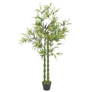 vidaXL z&ouml;ld, cserepes műbambusz 160 cm