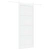 vidaXL Cs&uacute;sz&oacute; ajt&oacute; ORKDAL 93 x 232 cm Szerelt Fa Feh&eacute;r