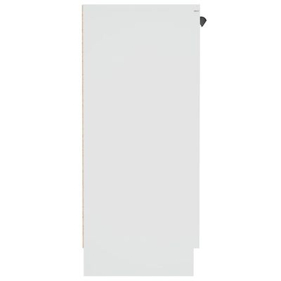 vidaXL fehér szerelt fa tálalóasztal 60 x 30 x 70 cm