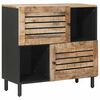 vidaXL T&aacute;rol&oacute; szekr&eacute;nyek Barna 80 x 33,5 x 75 cm T&ouml;m&ouml;r Mang&oacute;f&aacute;t
