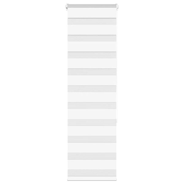 vidaXL zebrafüggönnyel fehér szövetszélesség 40,9 cm poliészter