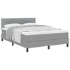 vidaXL Boxspring &aacute;gy matraccal Vil&aacute;gossz&uuml;rke 140 x 190 cm sz&ouml;vet