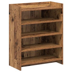 vidaXL Cipőszekr&eacute;ny t&aacute;rol&oacute;val Antik Fa 73,5 x 36 x 92 cm Szerelt Fa