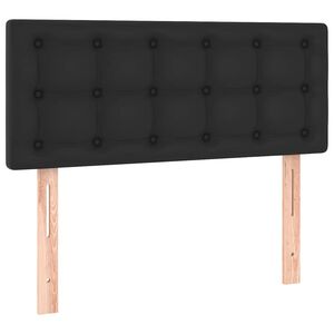 vidaXL fekete műbőr fejt&aacute;mla 80 x 5 x 78/88 cm