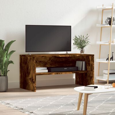 vidaXL füstös tölgyszínű szerelt fa TV-szekrény 80 x 40 x 40 cm