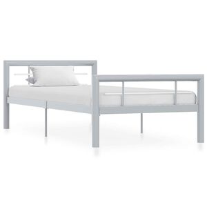 vidaXL sz&uuml;rke &eacute;s feh&eacute;r f&eacute;m &aacute;gykeret 100 x 200 cm