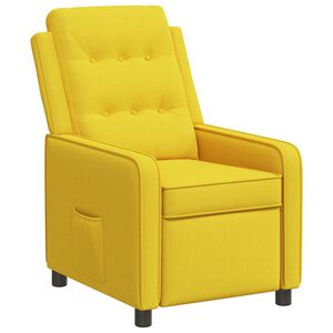 vidaXL Fotel &aacute;gy Vil&aacute;gos S&aacute;rga 65 x 93 x 102 cm Sz&ouml;vet