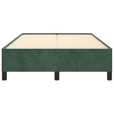 vidaXL zöld bársony ágykeret 120 x 200 cm