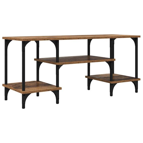 vidaXL TV szekr&eacute;ny &Ouml;reg fa 102 x 35 x 45,5 cm Műszaki fa &eacute;s vas