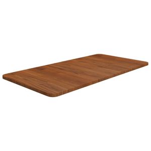 vidaXL s&ouml;t&eacute;tbarna kezelt t&ouml;m&ouml;r fa f&uuml;rdőszobai pult 80x40x1,5 cm