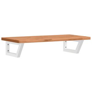 vidaXL ac&eacute;l &eacute;s t&ouml;m&ouml;r b&uuml;kkfa falra szerelhető mosd&oacute;polc