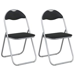 vidaXL &Ouml;sszecsukhat&oacute; sz&eacute;k 2 pcs Fekete &eacute;s Sz&uuml;rke 48 x 43,5 x 81 cm