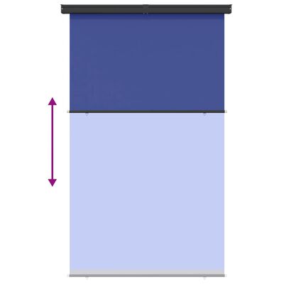 vidaXL kék oldalsó terasznapellenző 145 x 250 cm