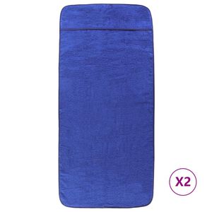 vidaXL 2 db kir&aacute;lyk&eacute;k 400 GSM sz&ouml;vet strandt&ouml;r&ouml;lk&ouml;ző 60 x 135 cm