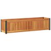 vidaXL t&ouml;m&ouml;r ak&aacute;cfa &eacute;s ac&eacute;lkerti vir&aacute;gtart&oacute; 110 x 30 x 27,5 cm