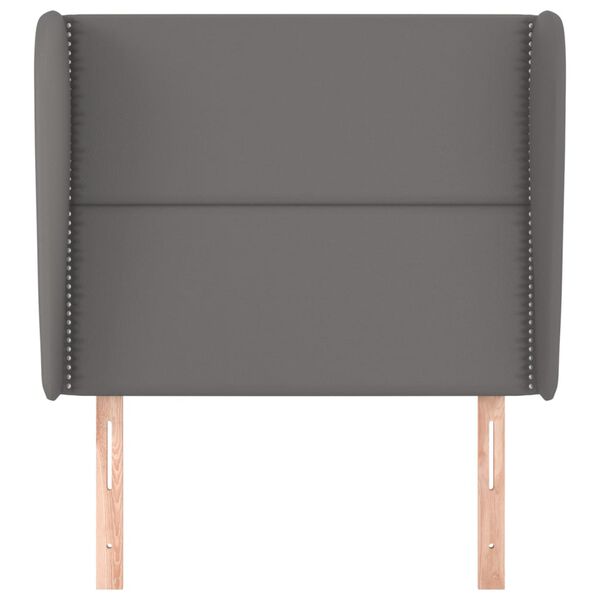 vidaXL sz&uuml;rke műbőr fejt&aacute;mla sz&aacute;rnyakkal 103 x 23 x 118/128 cm