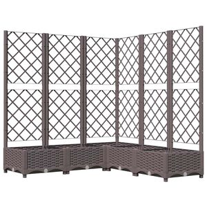 vidaXL Kert Barna 120 x 120 x 121,5 cm