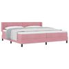 vidaXL Boxrug&oacute;s &aacute;gy fejt&aacute;ml&aacute;val R&oacute;zsasz&iacute;n 200 x 200 cm B&aacute;rsony