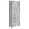 vidaXL Szekr&eacute;ny szett 2 pcs 66 x 34,5 x 90 cm Szerelt Fa