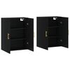 vidaXL 2 db fekete fali szekr&eacute;ny 69,5 x 34 x 90 cm