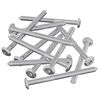 vidaXL B&uacute;torcsavarok 12 db Ez&uuml;st M6 x 85 mm Ac&eacute;l