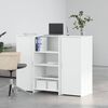 vidaXL recepciós pult fehér 135x50x103,5 cm szerelt fa