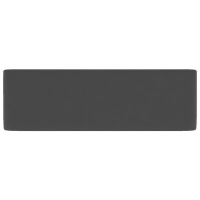 vidaXL matt sötétszürke kerámia luxus mosdókagyló 41x30x12 cm