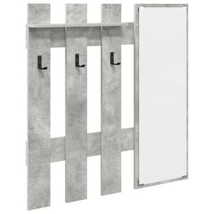 vidaXL Fali Kab&aacute;thorog Falra szerelhető Beton Sz&uuml;rke 100 x 10 x 100 cm