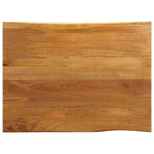 vidaXL t&ouml;m&ouml;r mang&oacute;fa term&eacute;szetes &eacute;lű asztallap 110 x 80 x 2,5 cm