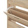 vidaXL sonoma t&ouml;lgy sz&iacute;nű szerelt fa cipőszekr&eacute;ny 63x24x103 cm