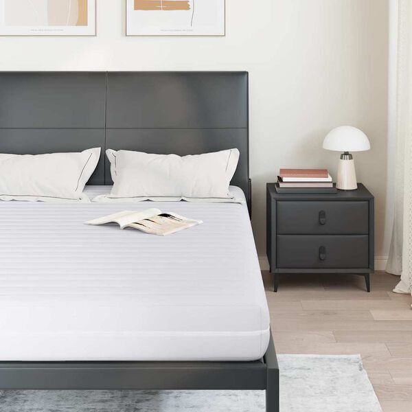 vidaXL Matrac Feh&eacute;r 140 x 190 cm Zsebm&aacute;trac