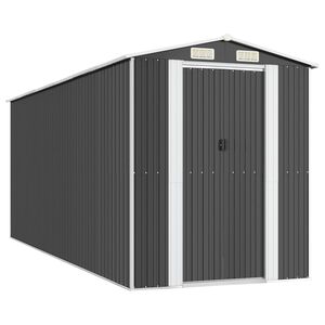 vidaXL antracitsz&uuml;rke horganyzott ac&eacute;l kerti f&eacute;szer 192 x 523 x 223 cm