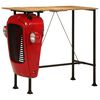 vidaXL piros &eacute;s barna t&ouml;m&ouml;r mang&oacute;fa traktor b&aacute;rasztal 55x120x107 cm